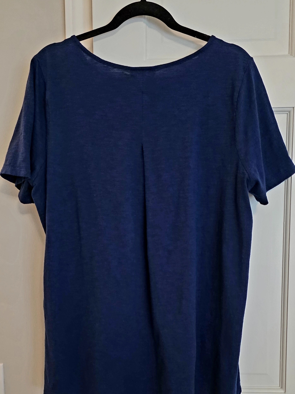 J. Jill Navy Short Sleeve Women's Tee - Picture 3 of 9